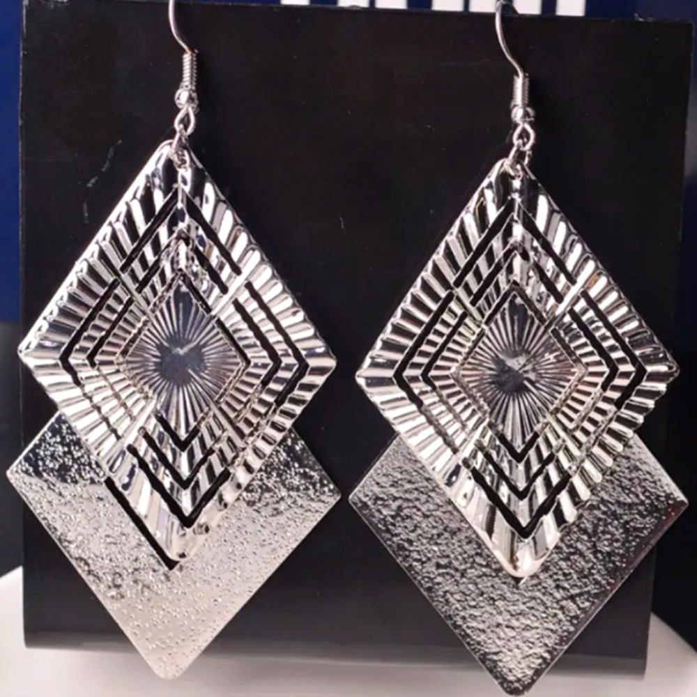 18k Gold Plated Silver Minimalist Long Dangle Earrings